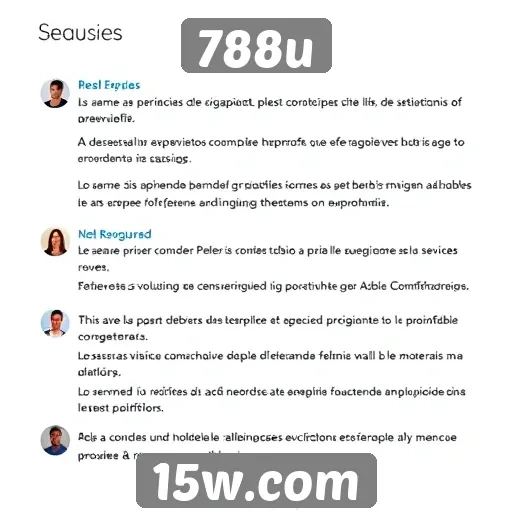 Feedback dos usuários sobre a experiência no 788u