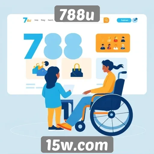 Acessibilidade e navegação no site 788u