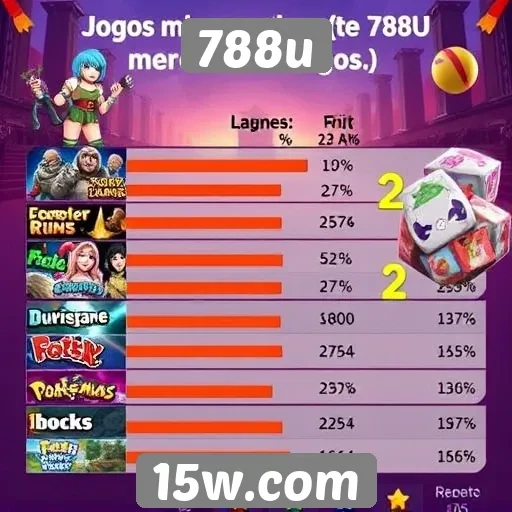 Estatísticas de jogos populares no 788u
